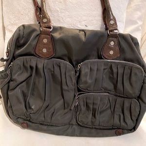 MZ Wallace Gray Bag / Diaper Bag